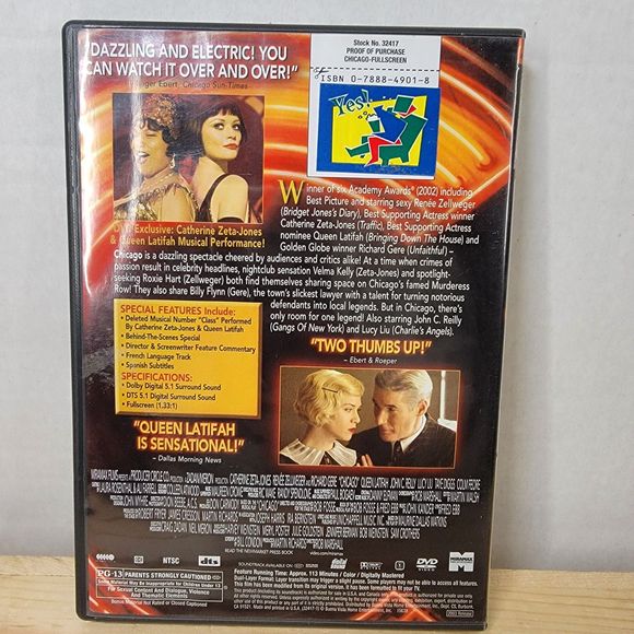 DVD Chicago w/ insert - Picture 4 of 4